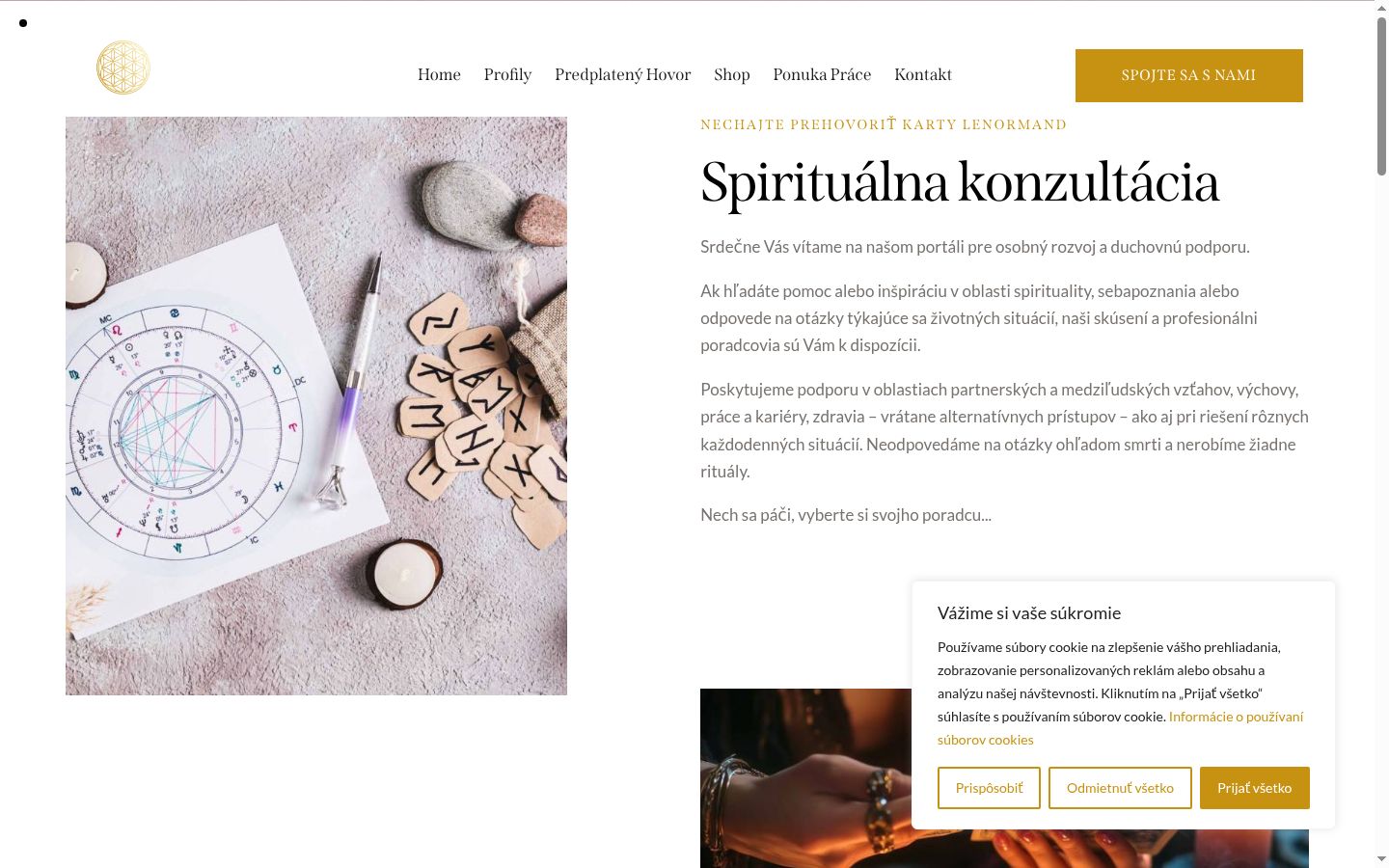 Snímek obrazovky baneru souhlasu zobrazeného před jakoukoli interakcí