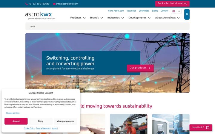 Screenshot von astrolkwx.com