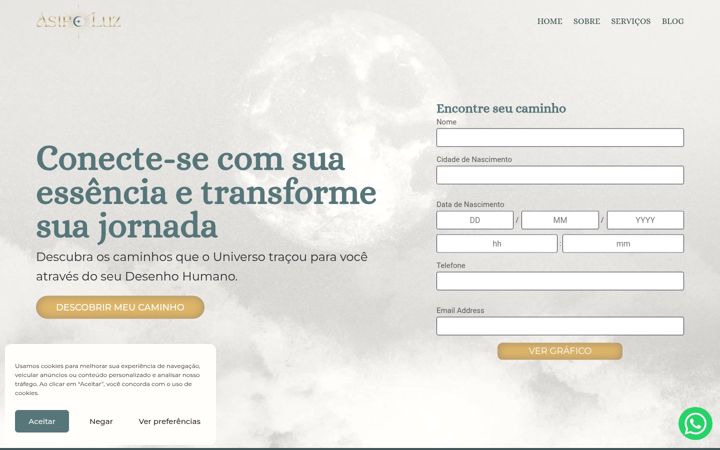 Screenshot von astrolluz.com