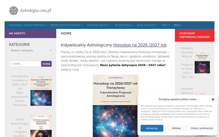 Screenshot von astrologia.com.pl