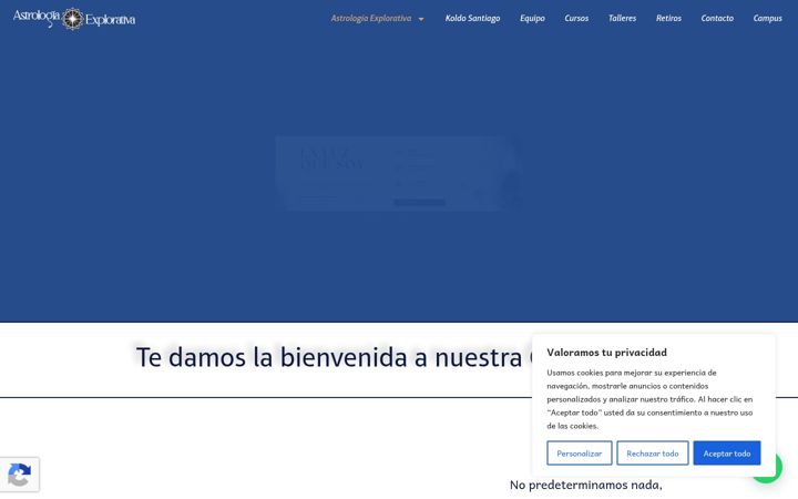 Screenshot of astrologiaexplorativa.com
