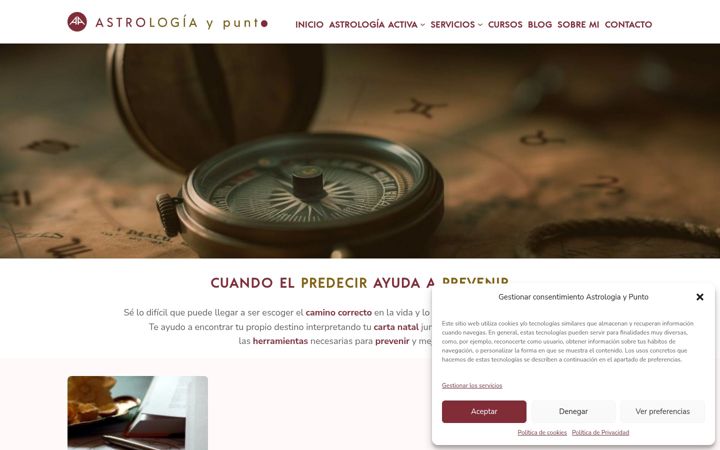 Screenshot von astrologiaypunto.com