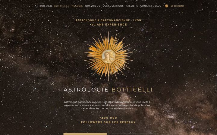 Ekrano kopija astrologie-botticelli.fr