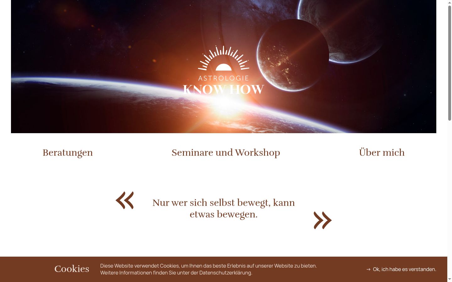 Screenshot des Einwilligungsbanners vor jeglicher Interaktion