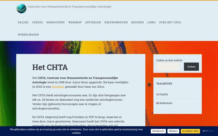 Screenshot of astrologie.ws