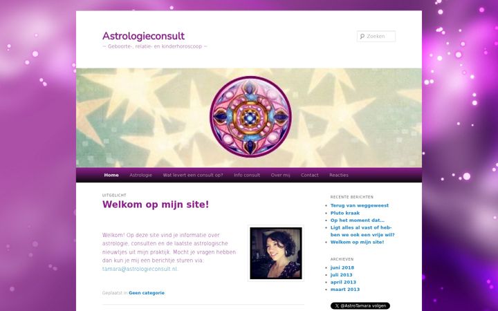 Screenshot of astrologieconsult.nl