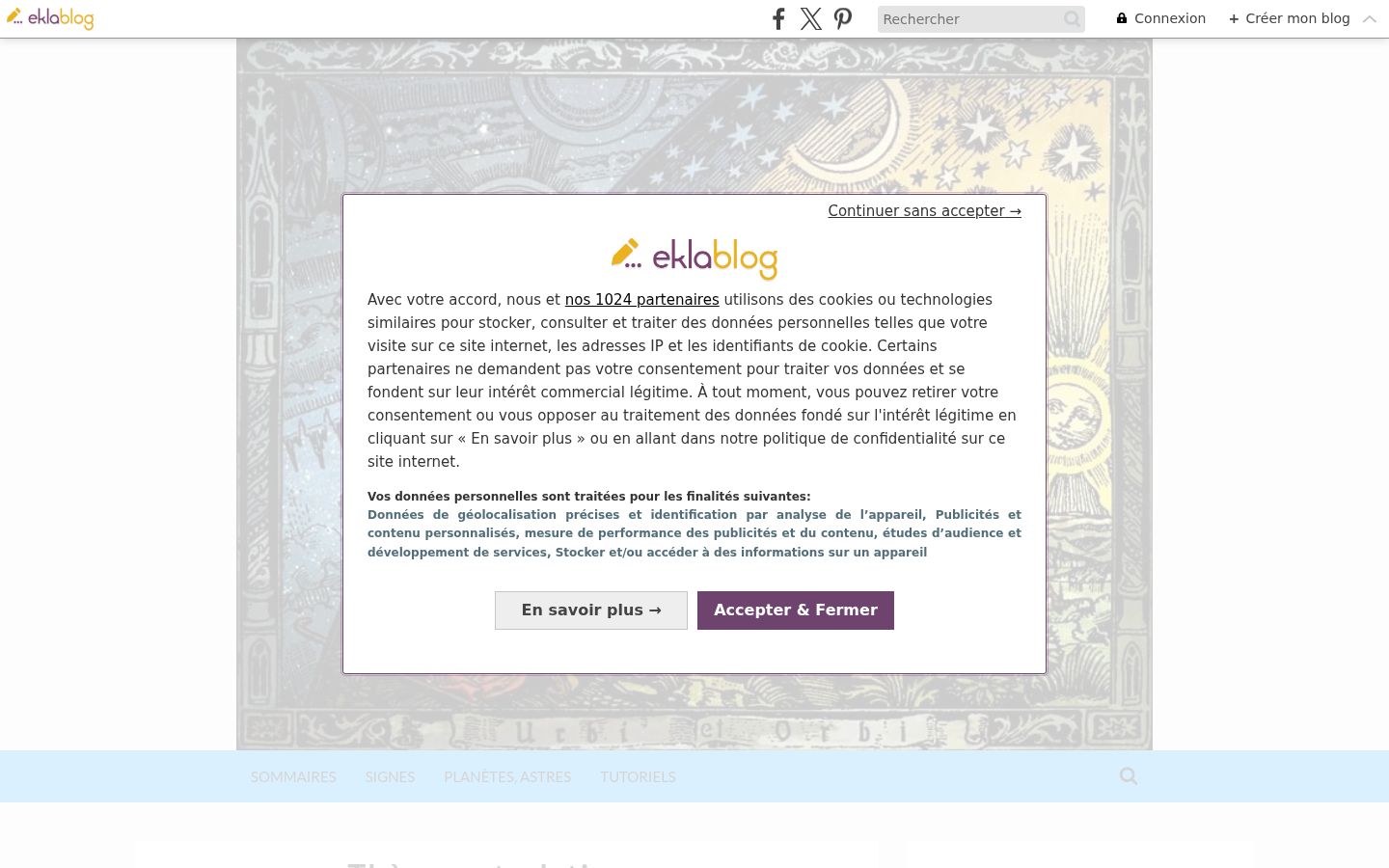 Captura de ecrã do banner de consentimento apresentado antes de qualquer interação
