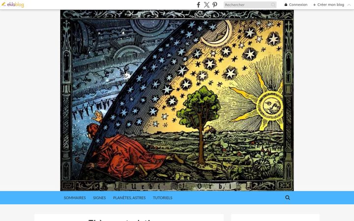 Screenshot of astrologiestellaire.com