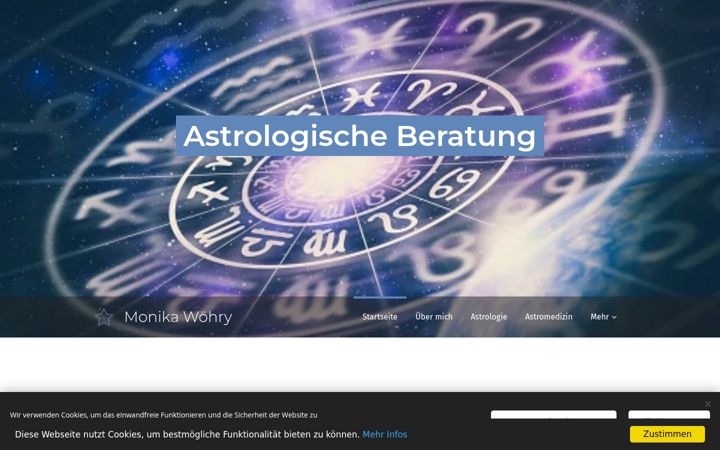 Captura de pantalla de astrologische-lebensberatung-monika-wohry.at