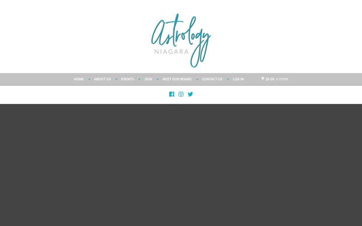 Captura de pantalla de astrologyniagara.com