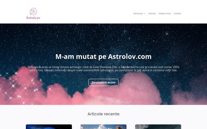 Screenshot of astrolov.ro