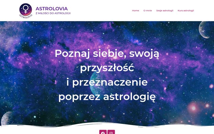 Screenshot von astrolovia.pl