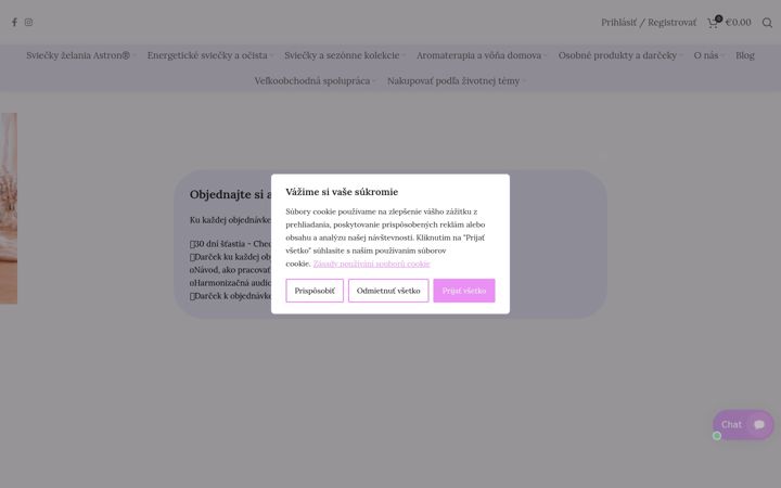Captura de pantalla de astron-eshop.com