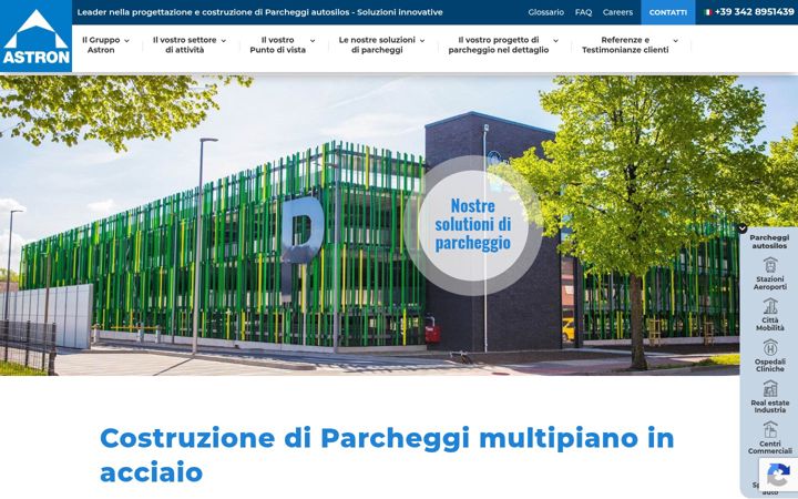 Screenshot von astron-parcheggi.it