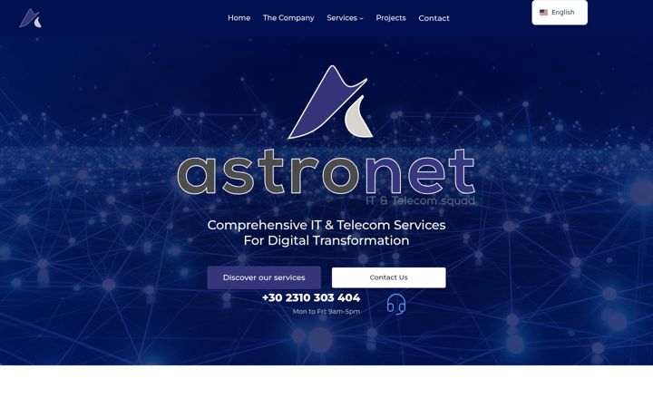Screenshot of astronet.gr