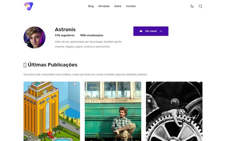 Screenshot of astronis.net