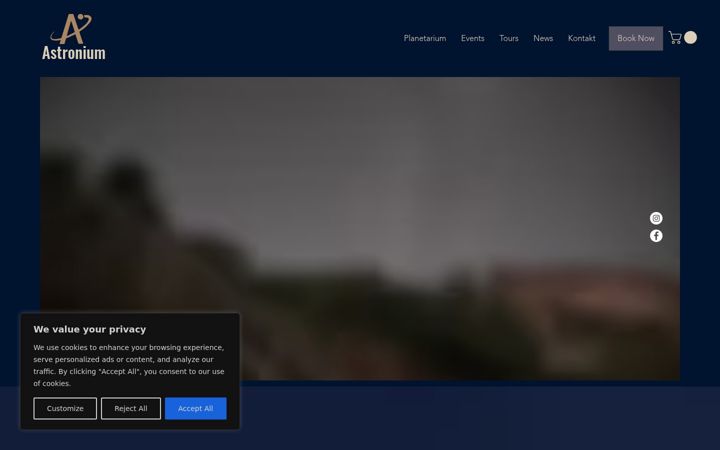 Screenshot of astronium.de