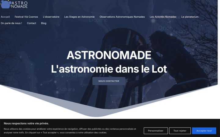Screenshot of astronomade.com