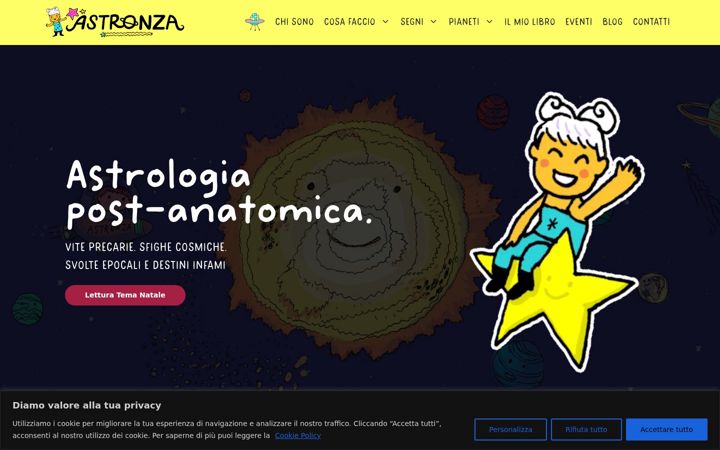 Screenshot of astronza.net