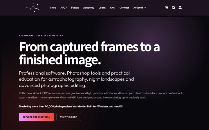 Screenshot of astropanel.it
