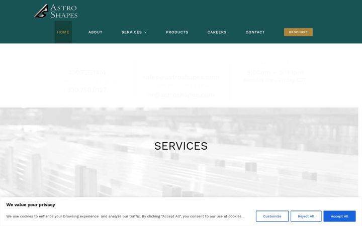 Screenshot of astroshapes.com