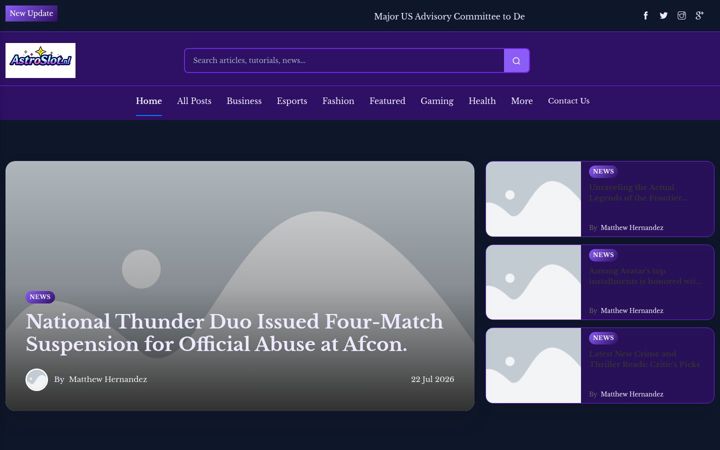 Screenshot of astroslots.nl