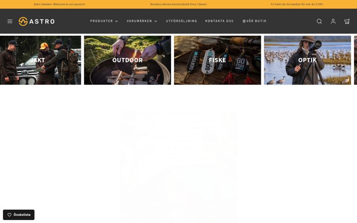 Screenshot of astrosweden.se