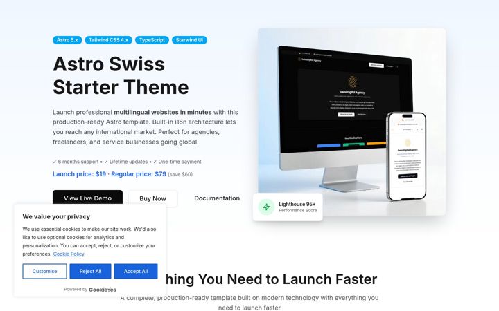 Screenshot of astroswiss.com