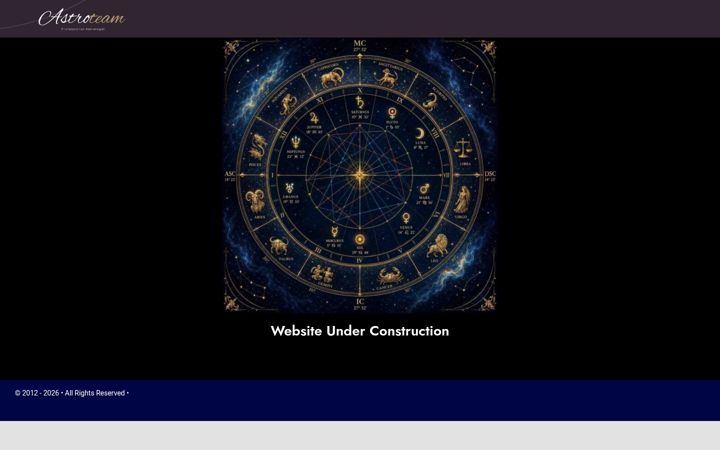 Screenshot ta' astroteam.com