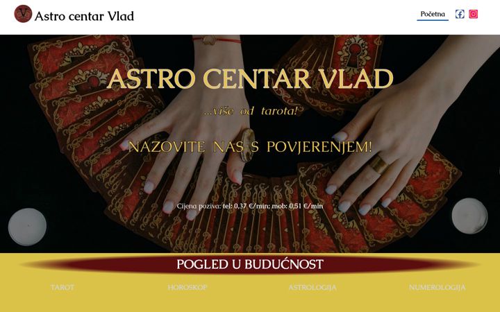 Screenshot of astrovlad.com