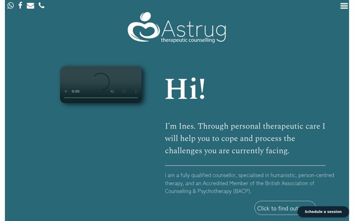 Screenshot of astrugcounselling.uk