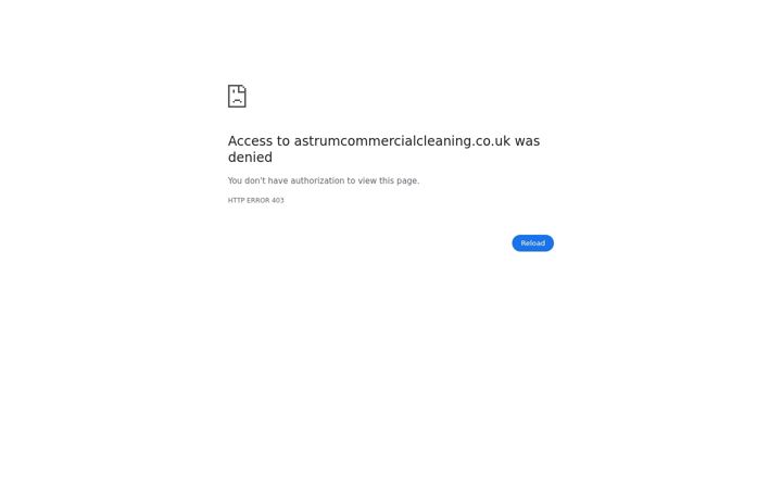 Screenshot von astrumcommercialcleaning.co.uk