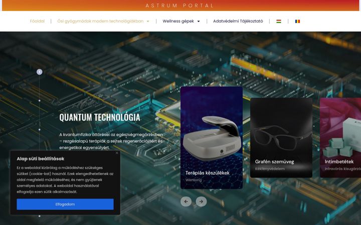 Screenshot of astrumportal.com