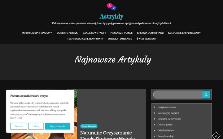 Screenshot of astryldy.pl