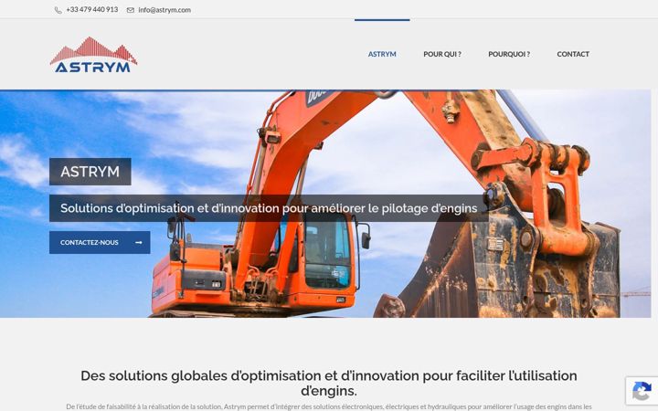 Screenshot of astrym.com