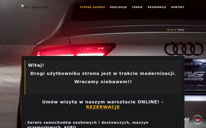 Screenshot von aststepien.pl
