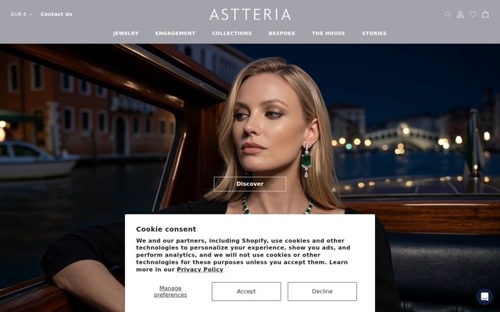 Screenshot of astteria.com