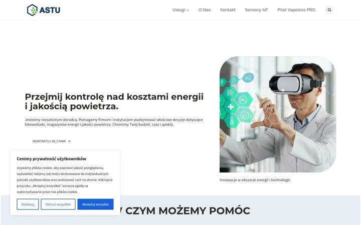 Screenshot von astu.com.pl