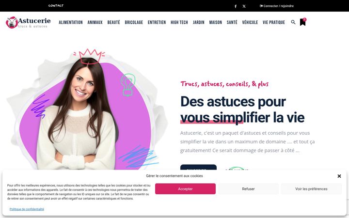 Screenshot of astucerie.com