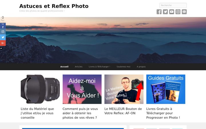 Ekraanipilt saidist astuces-et-reflex-photo.com