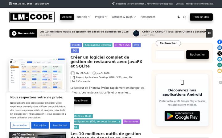 Screenshot of astuces-it.com
