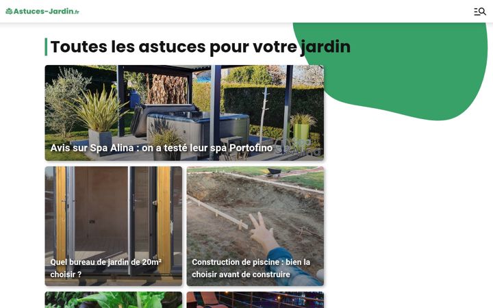 Screenshot of astuces-jardin.fr
