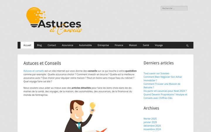 Posnetek zaslona astucesetconseils.net
