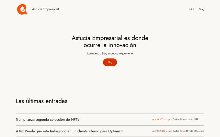 Screenshot of astuciaempresarial.com