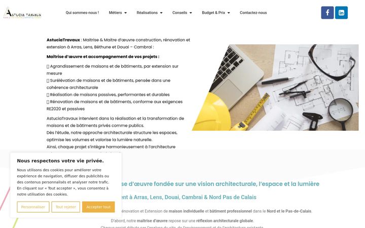Ekrano kopija astuciatravaux.fr