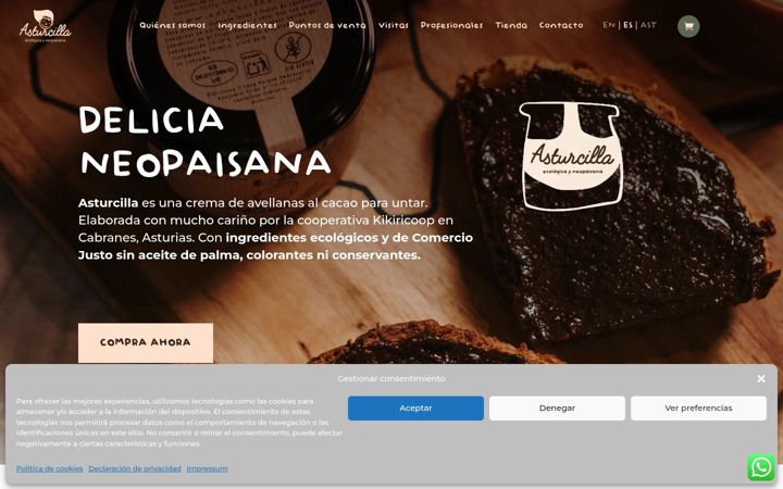 Screenshot of asturcilla.com