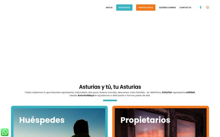Screenshot of asturholidays.com