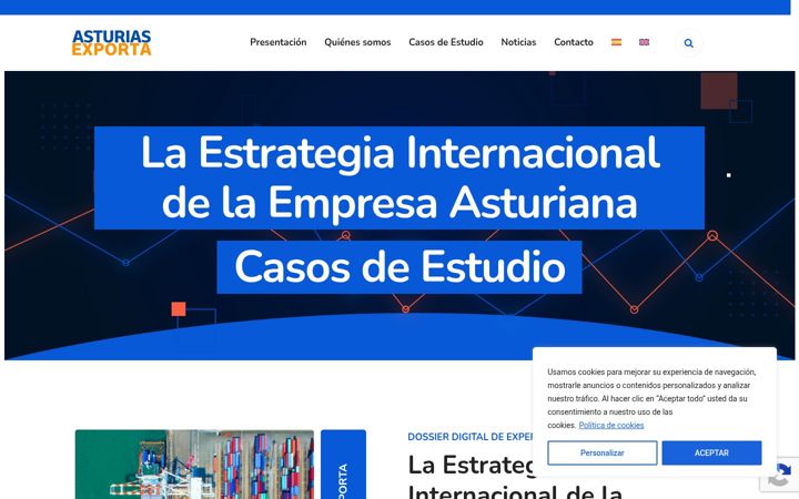 Screenshot of asturiasexporta.com