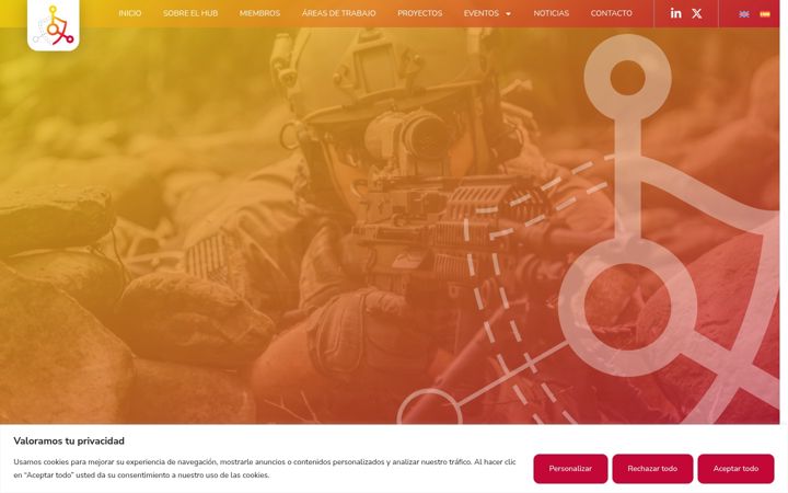 Screenshot of asturiashubdefensa.com