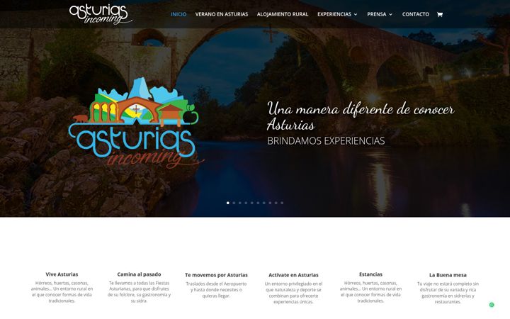 Skärmbild av asturiasincoming.com